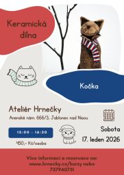 17.1.2026 Keramická dílna - Kočka